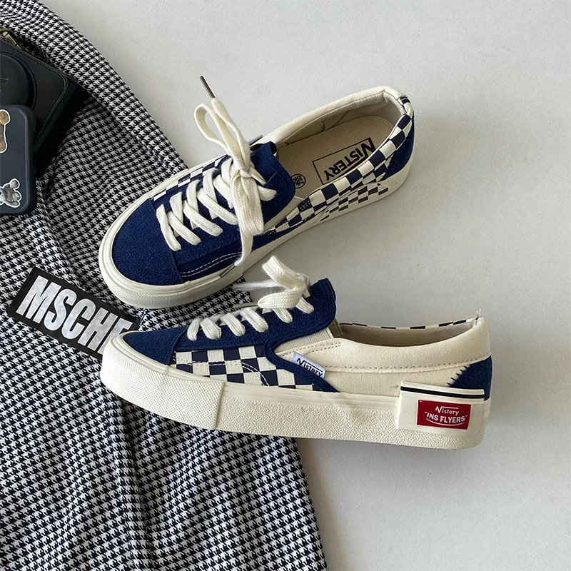 Women Canvas Flats Shoes Sneakers Checkerboard Casual Slip-on Vulcanized Walking Sports Female 2021 Summer
Women Canvas Flats Shoes Sneakers Checkerboard Casual Slip-on Vulcanized Walking Sports Female 2021 Summer