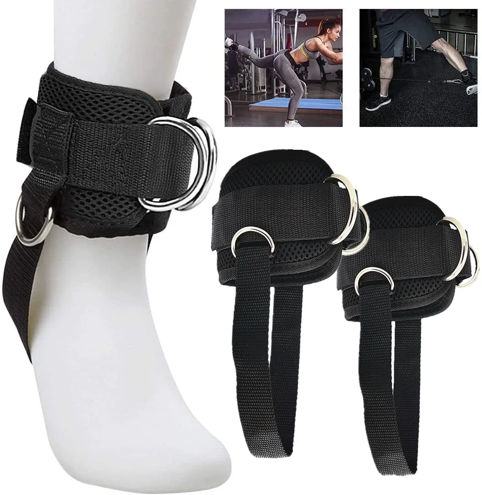 1 Pair D-ring Ankle Strap Ankle Weights for Cable Machine Fitness Home Gym Legs Glutes Abs and Hip Workouts Fits Women & Men
1 Pair D-ring Ankle Strap Ankle Weights for Cable Machine Fitness Home Gym Legs Glutes Abs and Hip Workouts Fits Women & Men