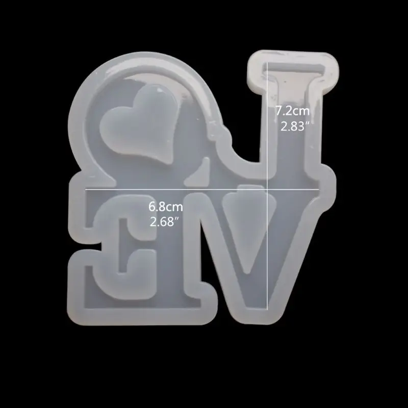 Handmade English Letters Love Pendant Silicone Jewelry Resin Mold Resin Casting Mold Jewelry Making Tools
Handmade English Letters Love Pendant Silicone Jewelry Resin Mold Resin Casting Mold Jewelry Making Tools