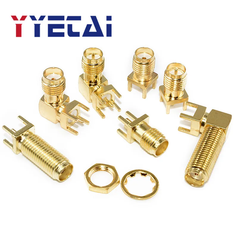 NEW 5PCS ( RP ) SMA female or male plug Right Angle 90 DEGREE Edge PCB Mount connector RF adapter
NEW 5PCS ( RP ) SMA female or male plug Right Angle 90 DEGREE Edge PCB Mount connector RF adapter