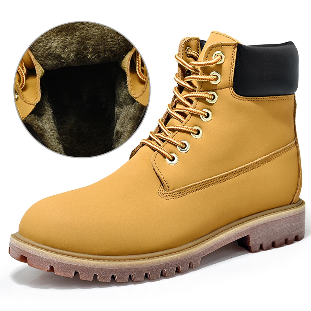 Men's and women's leather fleece martin boots,high-end non-slip wear-resistant tooling boots,outdoor warm high-top leather boots
Men's and women's leather fleece martin boots,high-end non-slip wear-resistant tooling boots,outdoor warm high-top leather boots
