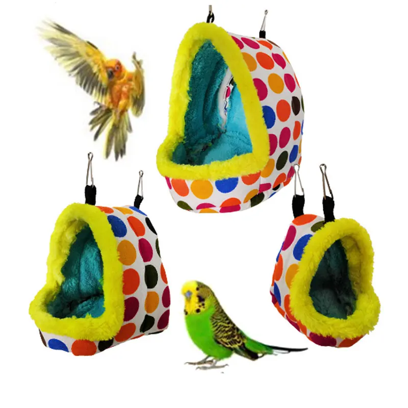 Bird Parrot Nest House Hanging Bed Cave for Parakeet Hamster Winter Warm Sleeping Bag Toy Creative Fashion Bird Supplies
Bird Parrot Nest House Hanging Bed Cave for Parakeet Hamster Winter Warm Sleeping Bag Toy Creative Fashion Bird Supplies
