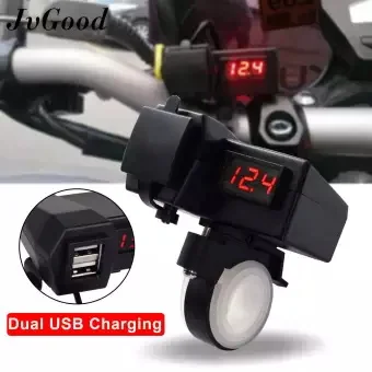 1pc Car Charger Dual USB Motorcycle USB Charger With Voltmeter Voltage Meter Dual USB Port 12V Smart Waterproof
1pc Car Charger Dual USB Motorcycle USB Charger With Voltmeter Voltage Meter Dual USB Port 12V Smart Waterproof
