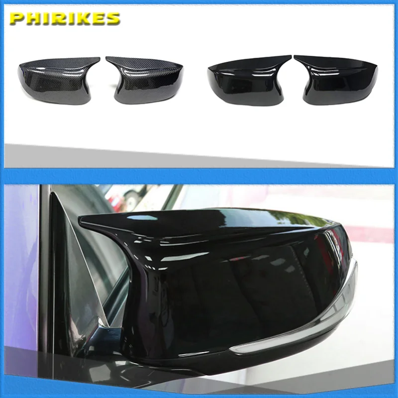 car side 2pcs Horn Replacement for Infiniti Q50 Q60 Q70 SQ50 XQ30 2014-2020 Rearview Mirror cover caps Bright Black 
car side 2pcs Horn Replacement for Infiniti Q50 Q60 Q70 SQ50 XQ30 2014-2020 Rearview Mirror cover caps Bright Black