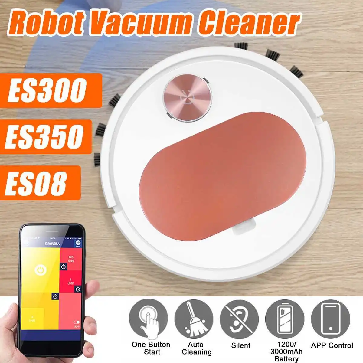 Smart Floor Vacuum Cleaner Rechargeable Smart Sweeping Robot Multifunctional Cleaner Wireless Home Sweeping Machine App Control
Smart Floor Vacuum Cleaner Rechargeable Smart Sweeping Robot Multifunctional Cleaner Wireless Home Sweeping Machine App Control