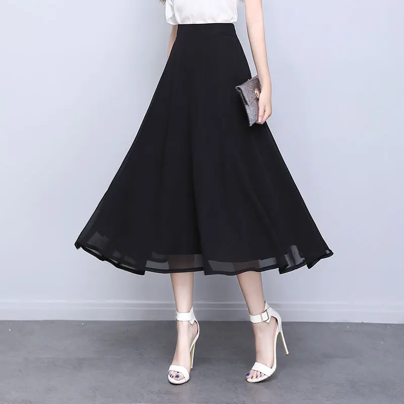2021 New Elegant Ladies Spring Bohemian Pleated Maxi A-line Skirts Women's Summer Solid Color High Waist Chiffon Long Skirt L669
2021 New Elegant Ladies Spring Bohemian Pleated Maxi A-line Skirts Women's Summer Solid Color High Waist Chiffon Long Skirt L669