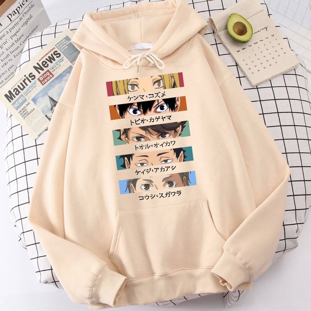 Haikyuu Anime Kageyama Hip Hop Eyes Print Hoodies for Men Oversized Sweatshirts KRASUNO High School Fleece Hoody Male's Clothes
Haikyuu Anime Kageyama Hip Hop Eyes Print Hoodies for Men Oversized Sweatshirts KRASUNO High School Fleece Hoody Male's Clothes