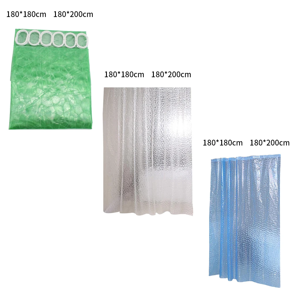 Transparent Bath Waterproof Shower Curtain for Home Decoration Bathroom Accessories 180X180 Cm / 180X200 Cm
Transparent Bath Waterproof Shower Curtain for Home Decoration Bathroom Accessories 180X180 Cm / 180X200 Cm