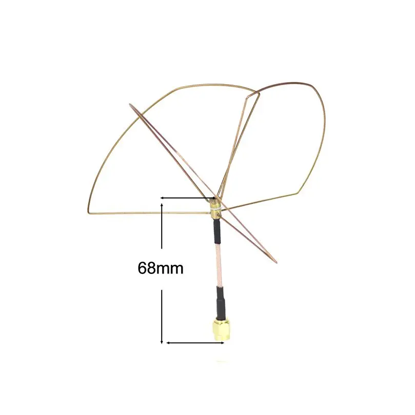 RC FPV 1 2G 2 GHz антенна в виде листа клевера Circular Polarized SMA male для Ghz 3 видео передатчик