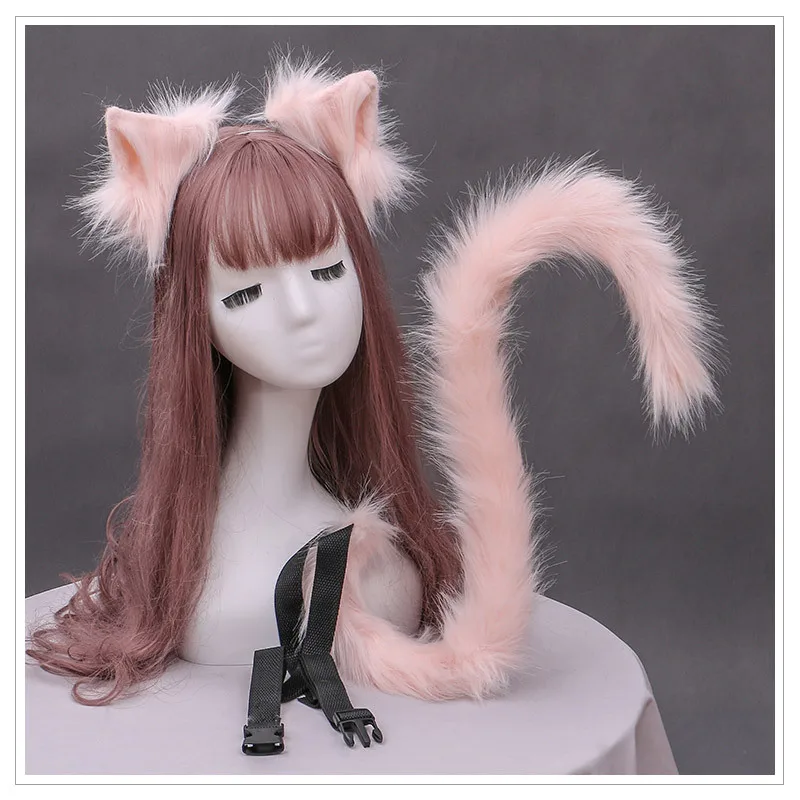 Cute Anime Lolita Plush Cat Fox Wolf Ears Simulation KC Headband Tail Set Handmade Cosplay Costume Party Accessories Props
Cute Anime Lolita Plush Cat Fox Wolf Ears Simulation KC Headband Tail Set Handmade Cosplay Costume Party Accessories Props