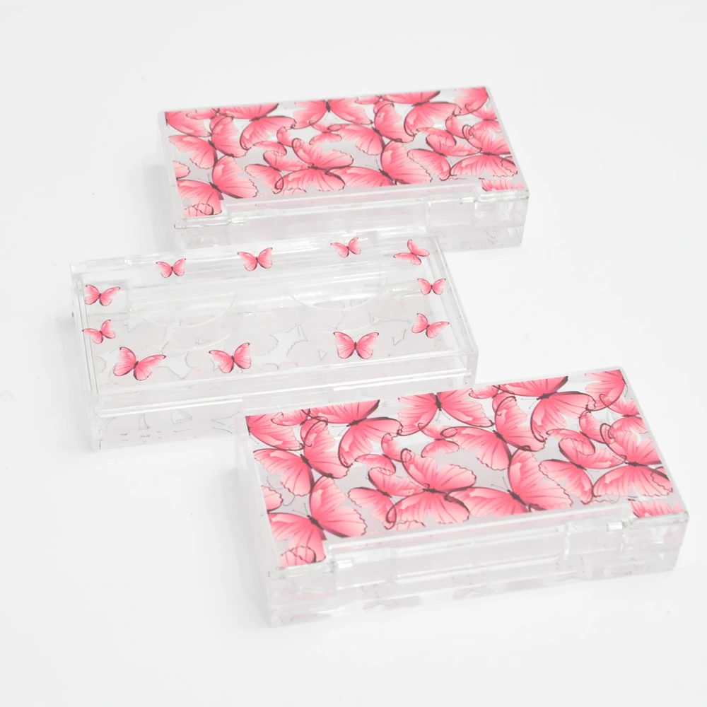 10/30/100/Pack Wholesale Lash Boxes Packaging Eyelash Box Package Custom Plastic Black Pink Butterfly Makeup Storage Case Vendor
10/30/100/Pack Wholesale Lash Boxes Packaging Eyelash Box Package Custom Plastic Black Pink Butterfly Makeup Storage Case Vendor