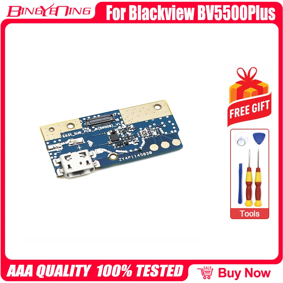 Плата USB плата с зарядным портом Usb разъем микрофоном для Blackview BV5500 плюс Pro Ремонт