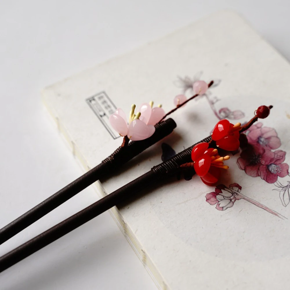 Women Hair Jewelry Glass Glazed Flower Chinese Handmade Wooden Hairpin Ethnic Hair Stick Tassel Bride Accessories Gift
Women Hair Jewelry Glass Glazed Flower Chinese Handmade Wooden Hairpin Ethnic Hair Stick Tassel Bride Accessories Gift