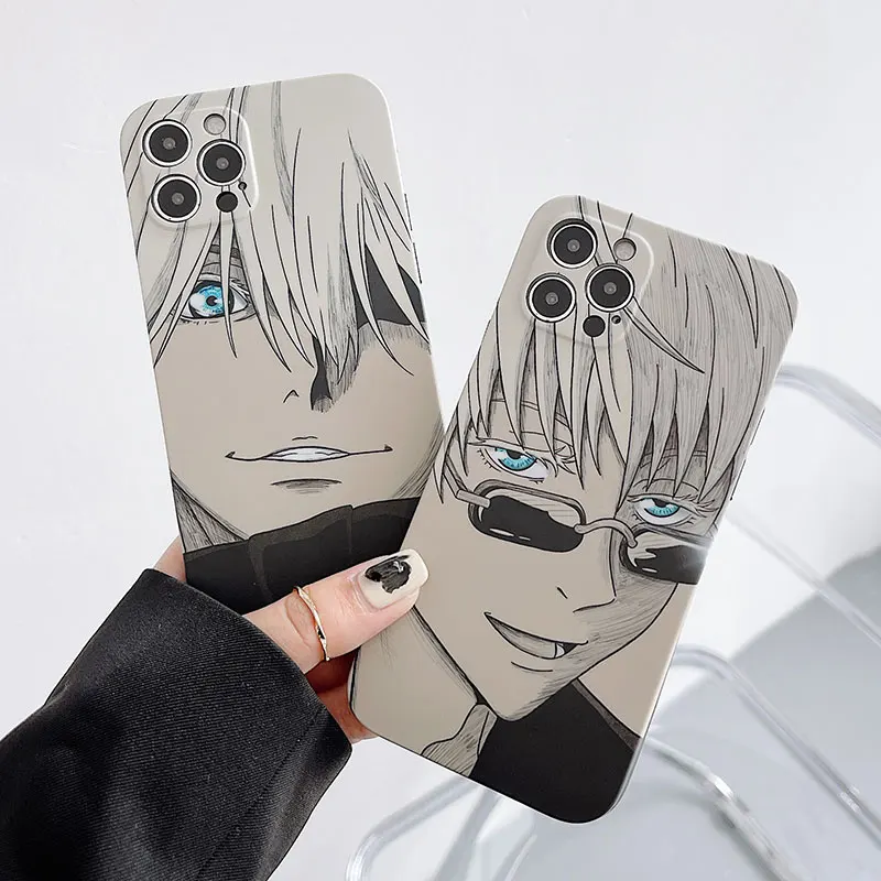 Luxury Anime Silicone Case for Apple iPhone 12 11 Pro MAX XS XR 7 8 Plus SE2 Original Cute Jujutsu Kaisen Soft Phone Cover Coque 
Luxury Anime Silicone Case for Apple iPhone 12 11 Pro MAX XS XR 7 8 Plus SE2 Original Cute Jujutsu Kaisen Soft Phone Cover Coque