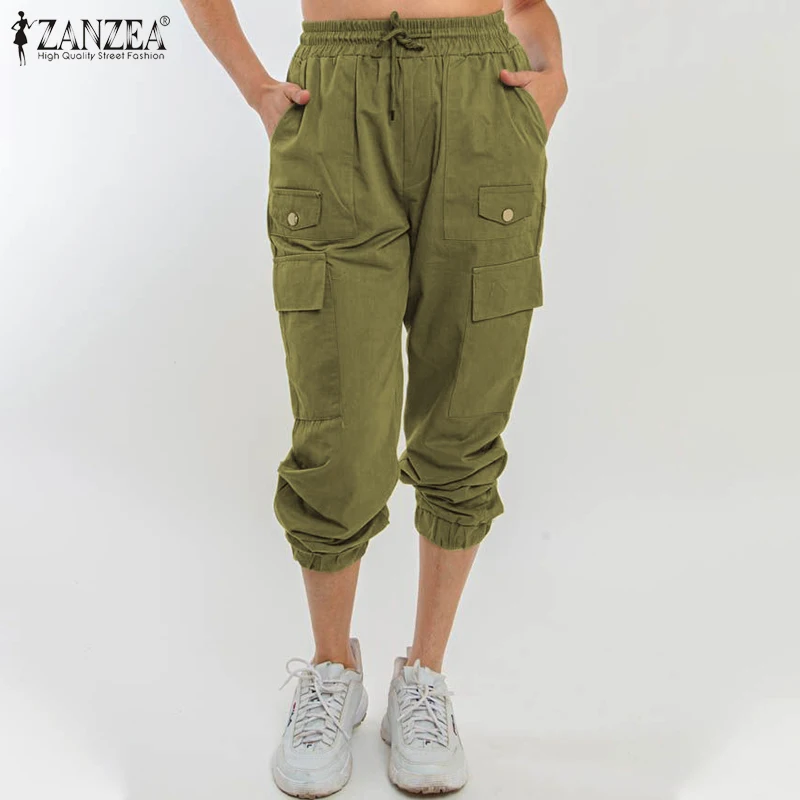 2022 Fashion Women's Harajuku Pants Spring Wide Leg Pant ZANZEA Casual Solid Drawstring Elastic Waist Pockets Oversized Palazzo
2022 Fashion Women's Harajuku Pants Spring Wide Leg Pant ZANZEA Casual Solid Drawstring Elastic Waist Pockets Oversized Palazzo
