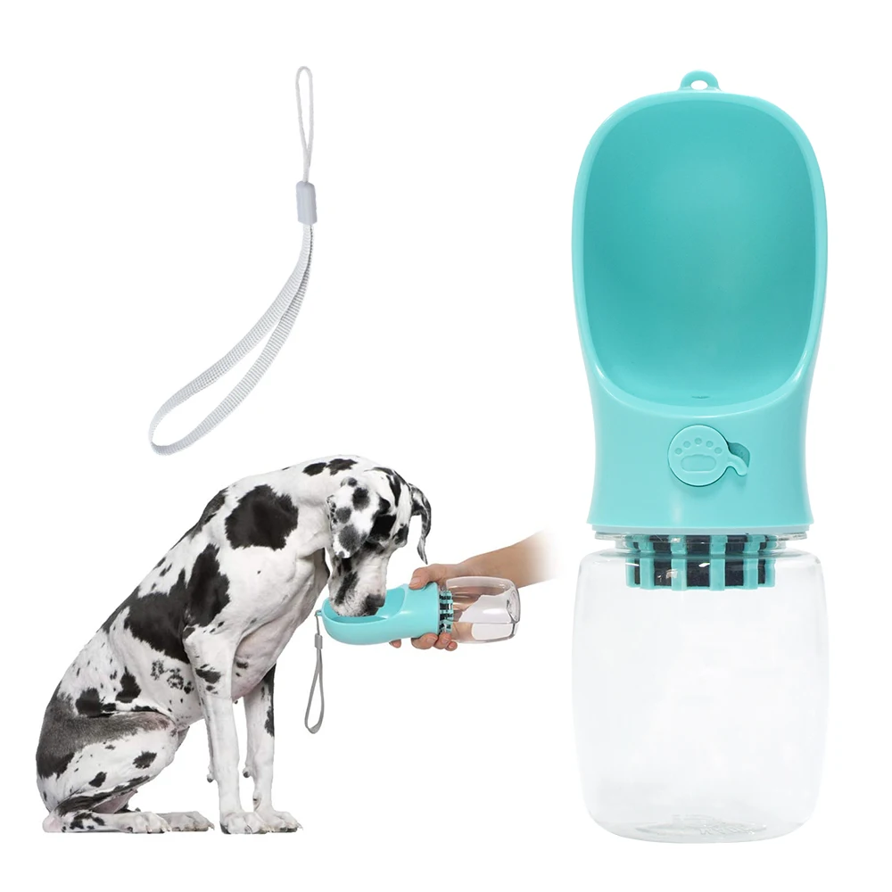 

Улучшенная бутылка для воды для собак, герметичная портативная большая емкость для прогулок с собаками, щенками, кошками, дорожная бутылка ...