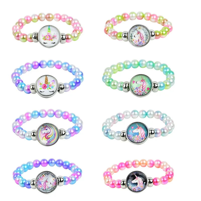 1Pc Creative New Children's Cartoon Bracelet Fashionable Cute Unicorn Pattern Retractable Glass Beaded Chain For Girls Gifts
1Pc Creative New Children's Cartoon Bracelet Fashionable Cute Unicorn Pattern Retractable Glass Beaded Chain For Girls Gifts