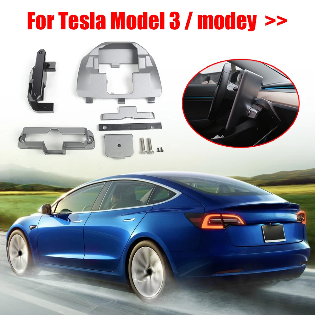 Aluminum Alloy Bracket Suitable for Tesla Model 3Y Navigation Screen Rotating Bracket Rotate 30 Degrees Left Right
Aluminum Alloy Bracket Suitable for Tesla Model 3Y Navigation Screen Rotating Bracket Rotate 30 Degrees Left Right