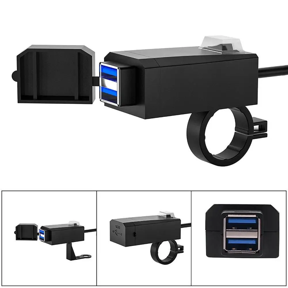 Universal Waterproof Motorcycle Motorbike Dual USB Socket Charger for Phone Motorcycle accessories
Universal Waterproof Motorcycle Motorbike Dual USB Socket Charger for Phone Motorcycle accessories