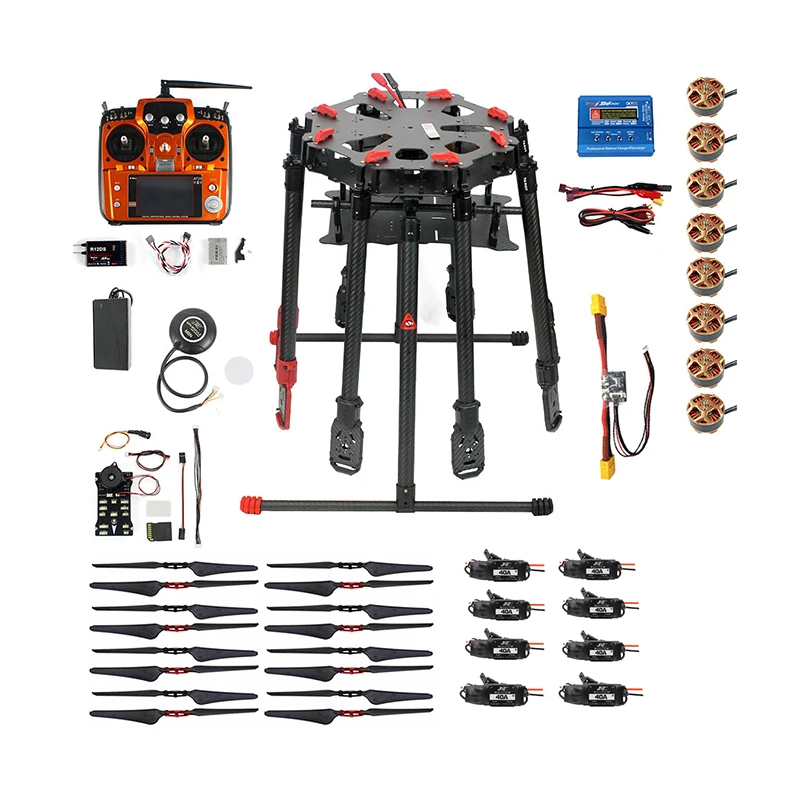 Φ 1125 мм Колесная база X8-II 8-Axle Octocopter Kit с AT10 II RC передатчиком R12DS PIX 2.4.8 32-битным управлением полетом
Φ 1125 мм Колесная база X8-II 8-Axle Octocopter Kit с AT10 II RC передатчиком R12DS PIX 2.4.8 32-битным управлением полетом