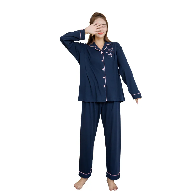 Popular pure cotton maternity pajamas September sitting in the confinement nursing suit postpartum confinement center 
Popular pure cotton maternity pajamas September sitting in the confinement nursing suit postpartum confinement center