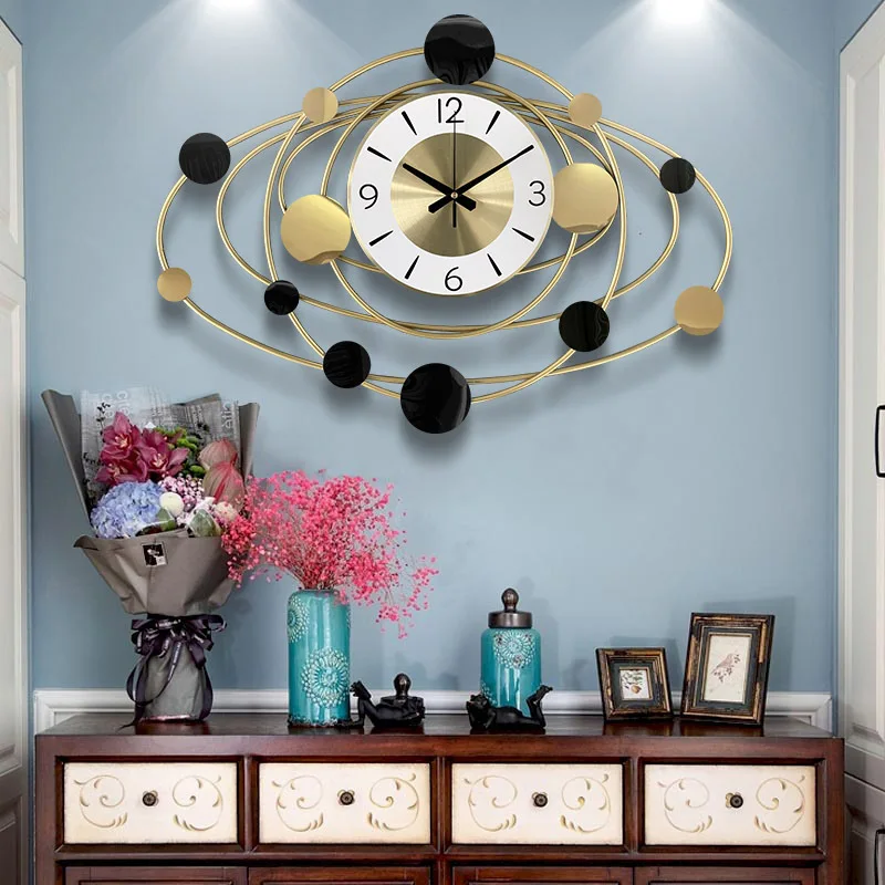 Clock wall clock creative art clock living room home modern simple silent personality wall clock fashion watch light luxury wind
Clock wall clock creative art clock living room home modern simple silent personality wall clock fashion watch light luxury wind