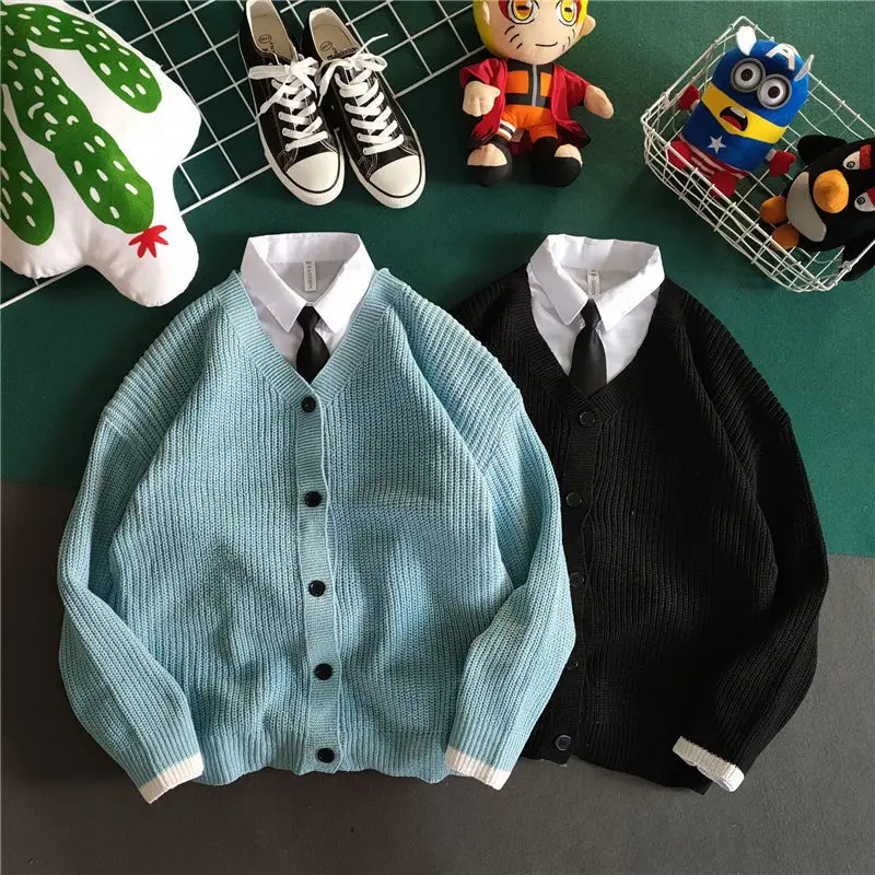 E-BAIHUI Striped Men's Winter Sweater Preppy Loose Cardigan Casual Knitted Warm Sweater Coat All-match Knitwear Sweatshirt
E-BAIHUI Striped Men's Winter Sweater Preppy Loose Cardigan Casual Knitted Warm Sweater Coat All-match Knitwear Sweatshirt