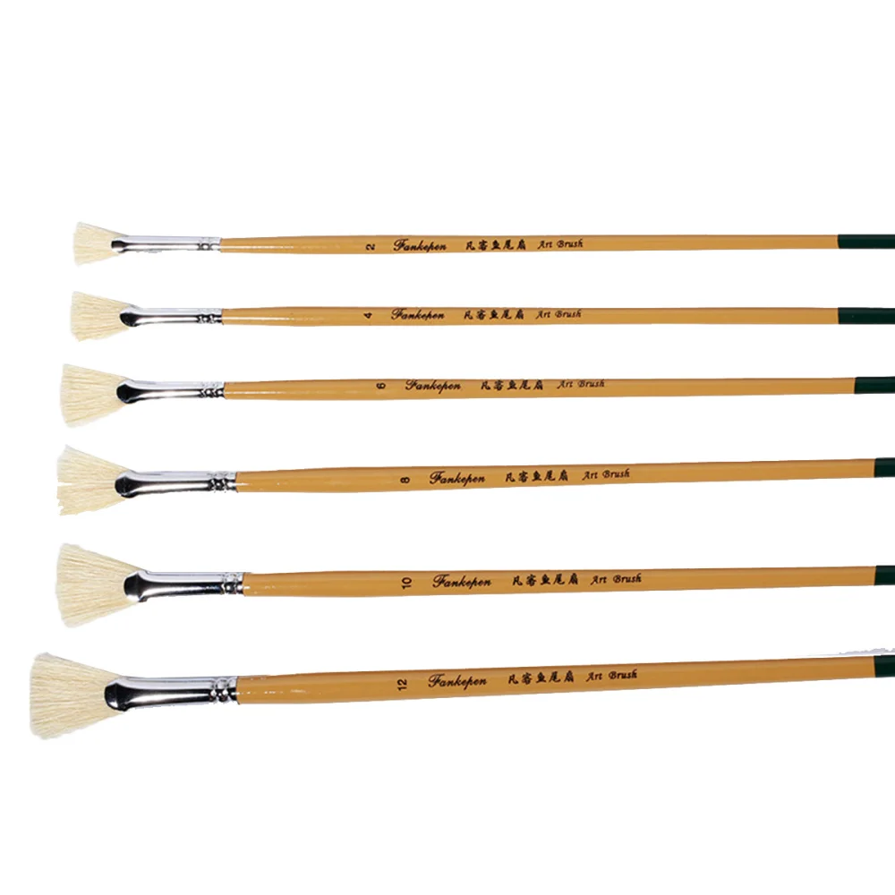 6 PCS Artist Paint Brushes Fan Brushes Weasel Hair Brushes Oil Paint Brushes Watercolor Brushes Artists Professional Art Supplie
6 PCS Artist Paint Brushes Fan Brushes Weasel Hair Brushes Oil Paint Brushes Watercolor Brushes Artists Professional Art Supplie
