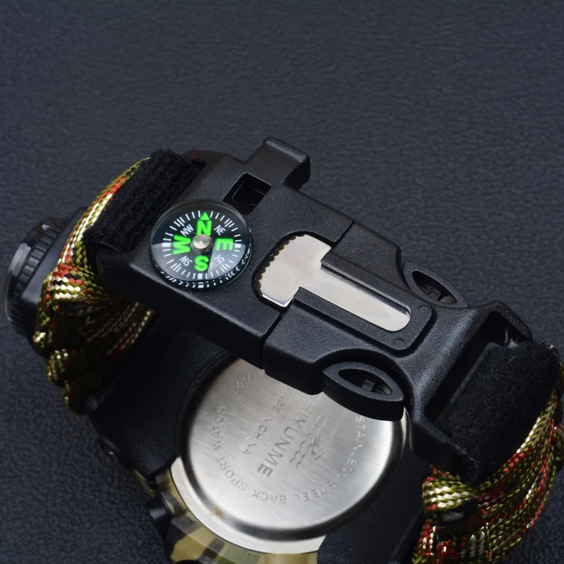Мужские водонепроницаемые электронные часы-хронограф с компасом | Наручные часы
