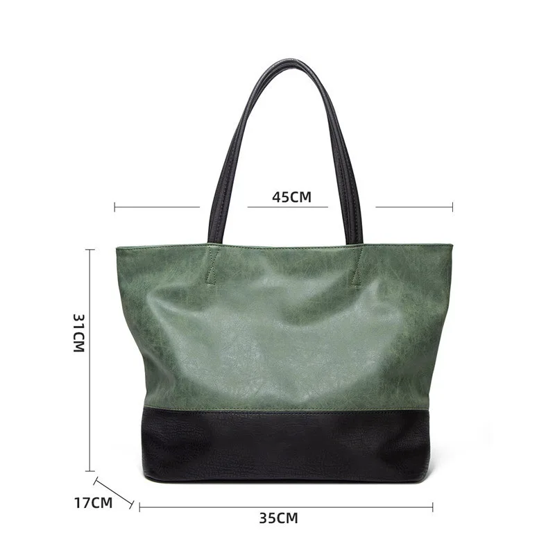 Funmardi Casual Large Capacity Tote Bag For Women Shoulder Bags Fashion Contrast Color Female Bags PU Leather Handbag WLHB2183
Funmardi Casual Large Capacity Tote Bag For Women Shoulder Bags Fashion Contrast Color Female Bags PU Leather Handbag WLHB2183