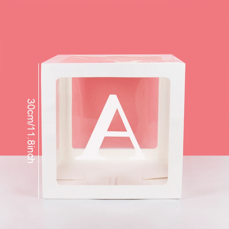 Baby Shower Decorations Transparent Name A-Z Letter Balloons Box Decoration Gender Reveal Boy Girl Birthday Party Background
Baby Shower Decorations Transparent Name A-Z Letter Balloons Box Decoration Gender Reveal Boy Girl Birthday Party Background