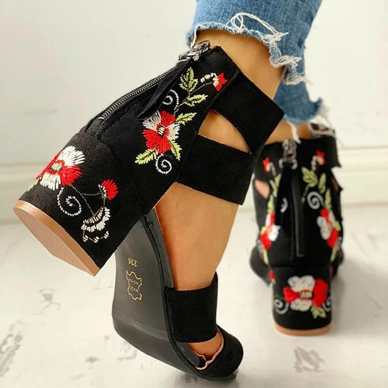 Woman Pumps High Heels Elastic Band Zipper Rubber Open Toe Embroider Dancing Party Wedding Ladies Shoes Zapatos Mujer
Woman Pumps High Heels Elastic Band Zipper Rubber Open Toe Embroider Dancing Party Wedding Ladies Shoes Zapatos Mujer