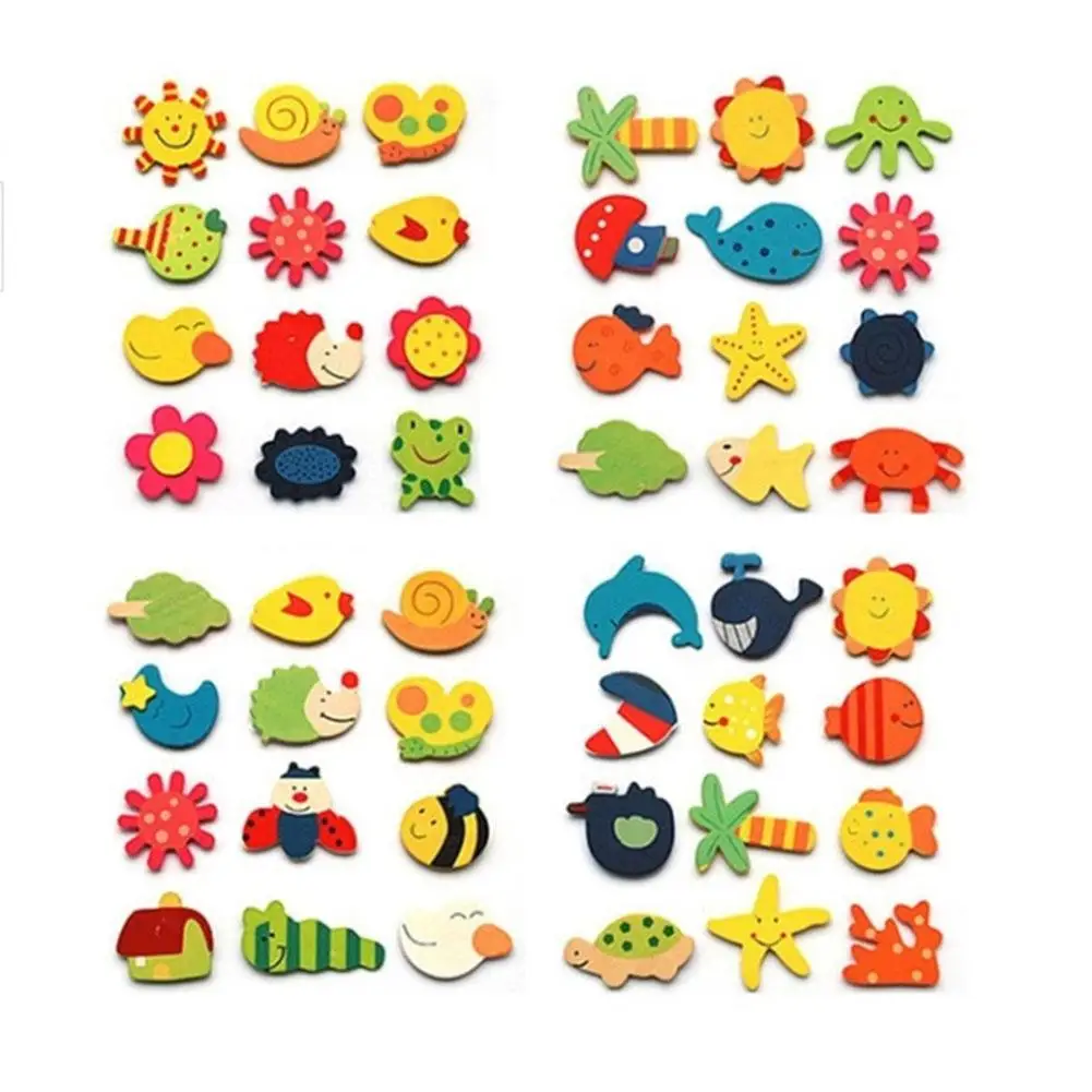 12Pcs/Set Cute Fridge Magnet Sticker Novelty Animals Wooden Cartoon Shape Funny Refrigerator Toy Colorful Toys for Baby Kids
12Pcs/Set Cute Fridge Magnet Sticker Novelty Animals Wooden Cartoon Shape Funny Refrigerator Toy Colorful Toys for Baby Kids