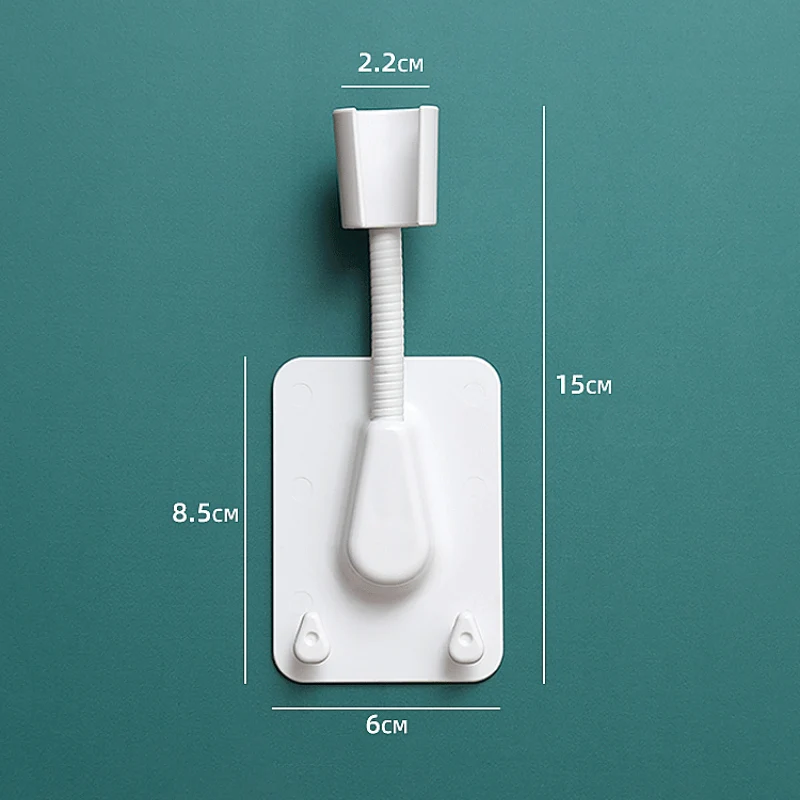 1Pc Wall-adhesive Universal Shower Rack Without Perforation Suction Cup Adjustable 360 Rotating Shower Rack With Double Hooks
1Pc Wall-adhesive Universal Shower Rack Without Perforation Suction Cup Adjustable 360 Rotating Shower Rack With Double Hooks