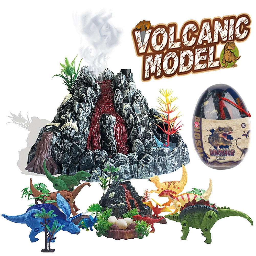 Realistic Dinosaur Figures Toys Set With Smog Volcano Child Dinosaur Egg World Toys Kit With Dinosaur Sound For Kid Approving
Realistic Dinosaur Figures Toys Set With Smog Volcano Child Dinosaur Egg World Toys Kit With Dinosaur Sound For Kid Approving