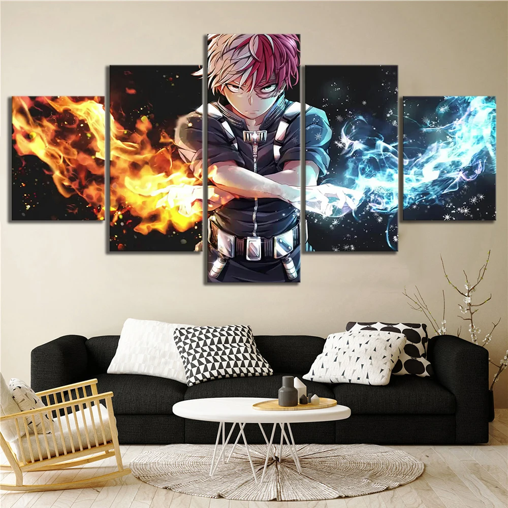 5 Piece My Hero Academia Anime Canvas Printed Wall Art Pictures Home Decor Living Room Poster Fresco Posters Canvas Painting
5 Piece My Hero Academia Anime Canvas Printed Wall Art Pictures Home Decor Living Room Poster Fresco Posters Canvas Painting