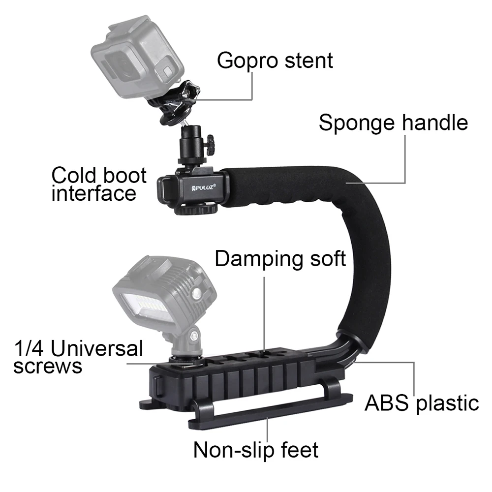 

PULUZ U-Shaped Stabilizer Camera Bracket Handheld gimbal Video DV Bracket Stabilizer Kit for All SLR Cameras and Home DV Camera