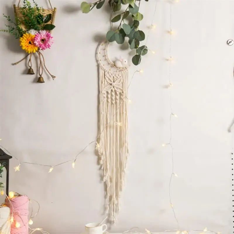 Crescent Dream Catcher Wall Hanging Hand-Woven Dreamcatcher For Apartment Dormitory Room Home Decoration Accessories
Crescent Dream Catcher Wall Hanging Hand-Woven Dreamcatcher For Apartment Dormitory Room Home Decoration Accessories