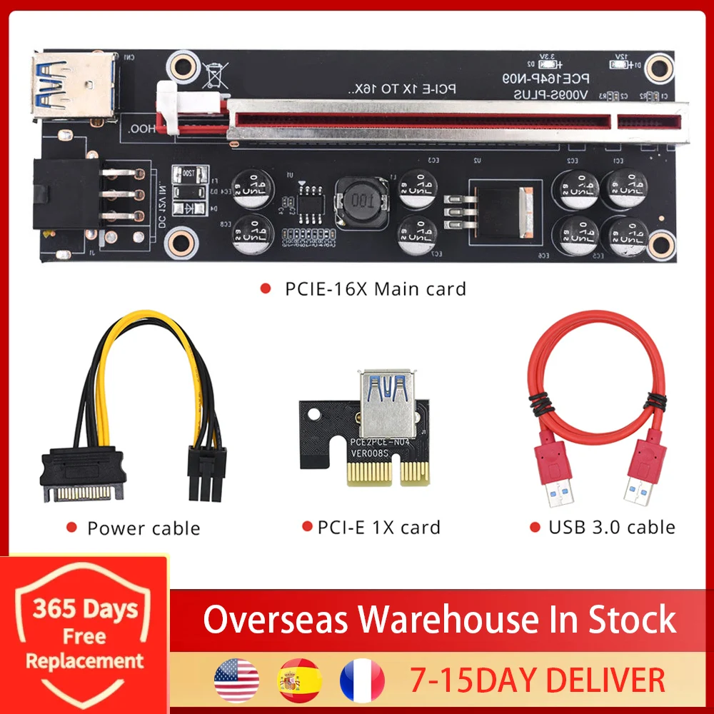 VER009S плюс переходная карта PCI-E PCI Express 1X для 16X USB 3,0 кабель SATA 6Pin разъем для Графика видеокарта дропшиппинг
VER009S плюс переходная карта PCI-E PCI Express 1X для 16X USB 3,0 кабель SATA 6Pin разъем для Графика видеокарта дропшиппинг