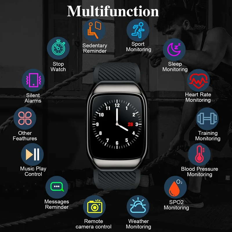 Smart Bracelet Color Screen Smart Watch Wireless Bluetooth 5.0 Headset 2-In-1 Pedometer Heart Rate Blood Pressure
Smart Bracelet Color Screen Smart Watch Wireless Bluetooth 5.0 Headset 2-In-1 Pedometer Heart Rate Blood Pressure