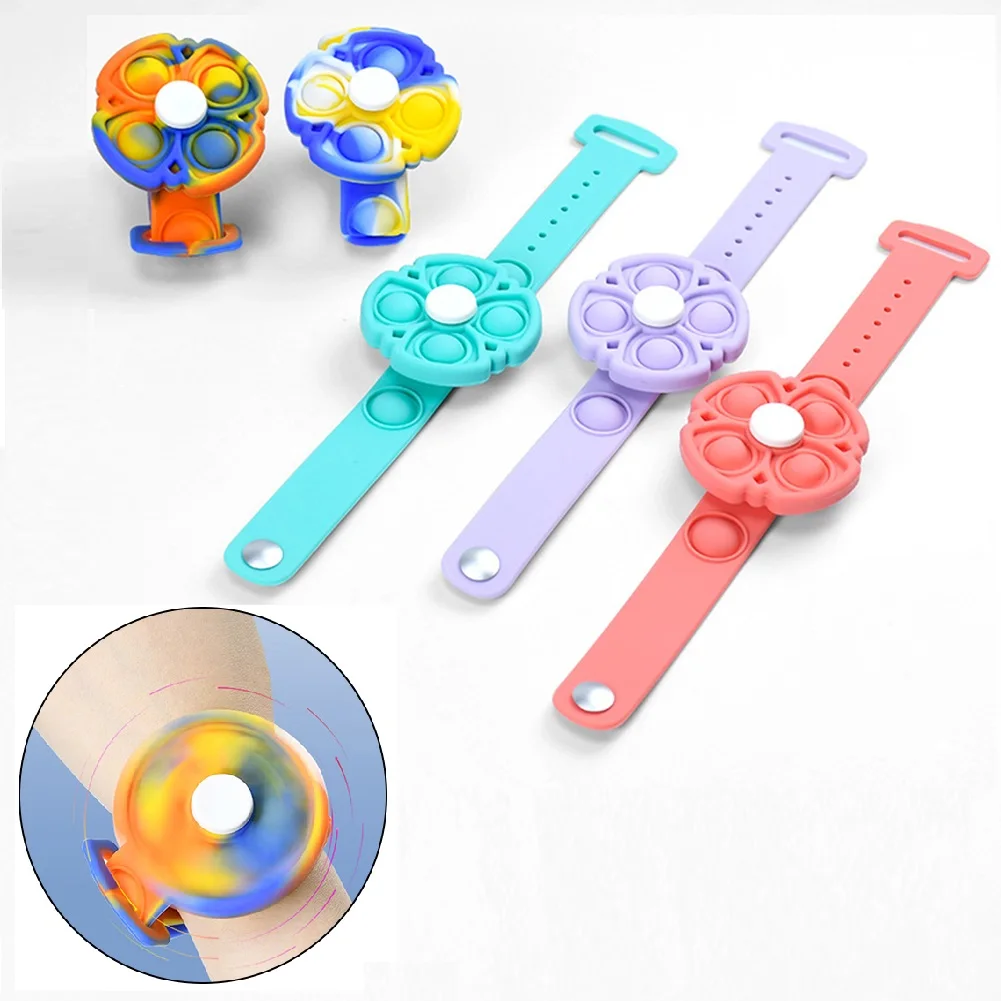 Finger Hand Spinner Push Bubble Toy Anti Stress Relief Push Bubbles Silicone Bracelet Adult Antistress Sensory Toy for Kid Gifts
Finger Hand Spinner Push Bubble Toy Anti Stress Relief Push Bubbles Silicone Bracelet Adult Antistress Sensory Toy for Kid Gifts