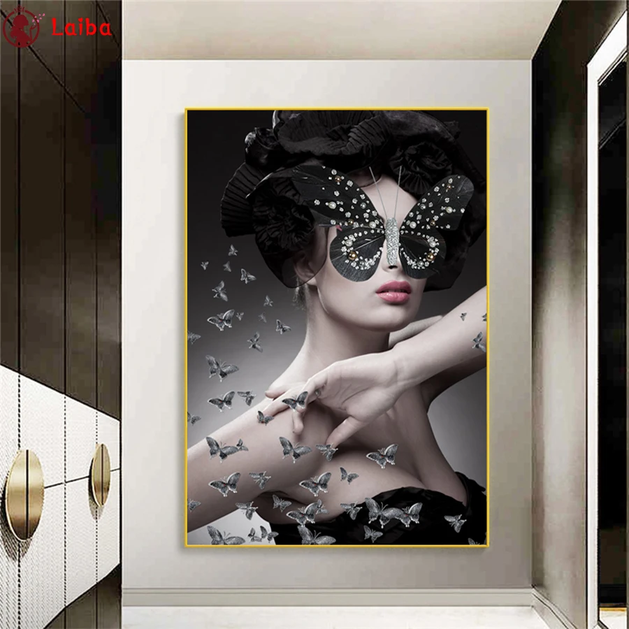 Painting DIY Diamond Painting Modern art, butterfly woman diamond Embroidery 5d mosaic Diamond cross stitch Salon decoracion
Painting DIY Diamond Painting Modern art, butterfly woman diamond Embroidery 5d mosaic Diamond cross stitch Salon decoracion