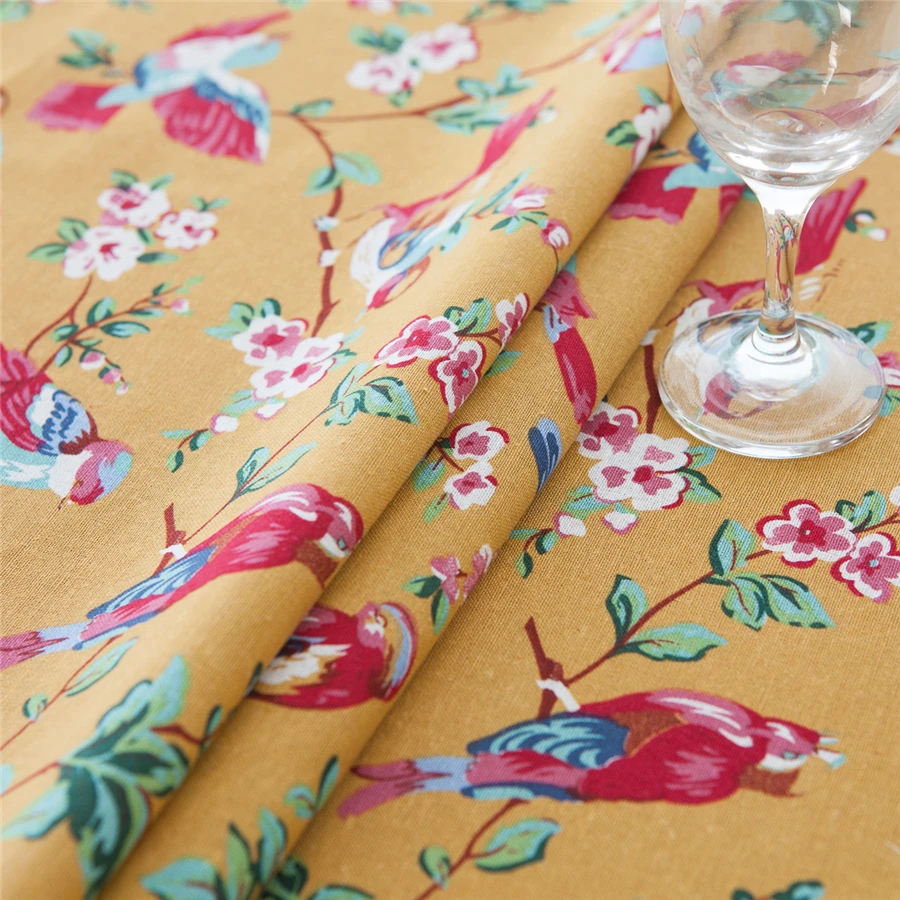 Retro American Flower Bird Decorative Tablecloth Rectangular Tablecloths Cotton Linen Yellow Home Decoration Dining Table Cover
Retro American Flower Bird Decorative Tablecloth Rectangular Tablecloths Cotton Linen Yellow Home Decoration Dining Table Cover