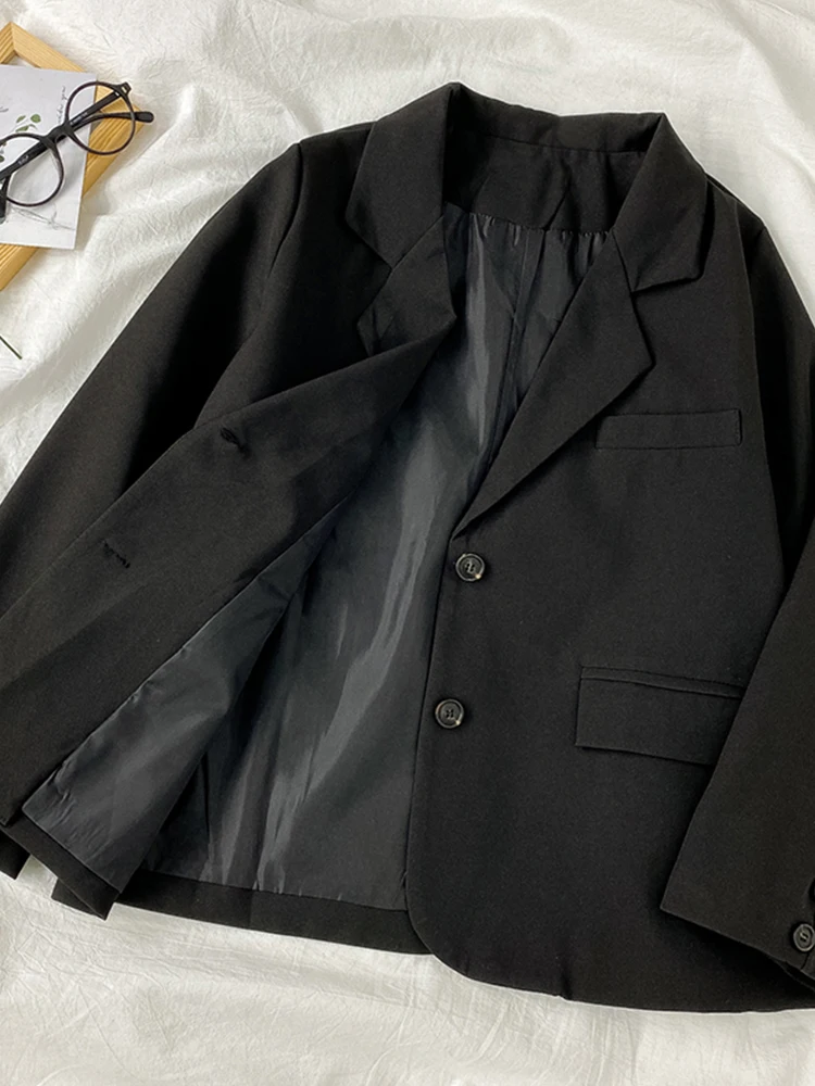 version of loose and slim long-sleeved small suit jacket female autumn and winter 2020 new design sense niche black jacket tide
version of loose and slim long-sleeved small suit jacket female autumn and winter 2020 new design sense niche black jacket tide