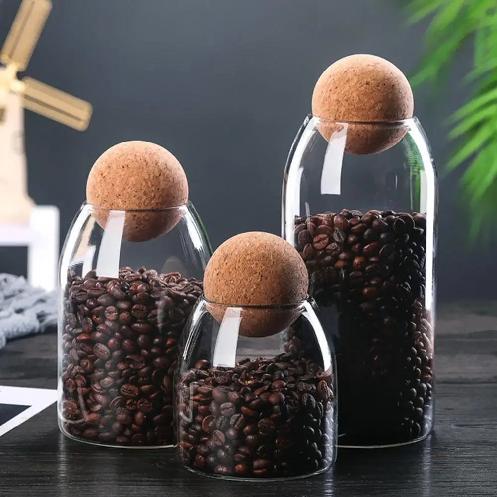 550/750/1200ml Storage Bottle Ball cork lead-free glass jar with lid Bean Sugar Tea Coffee Cork Stopper Glass Jar Can
550/750/1200ml Storage Bottle Ball cork lead-free glass jar with lid Bean Sugar Tea Coffee Cork Stopper Glass Jar Can