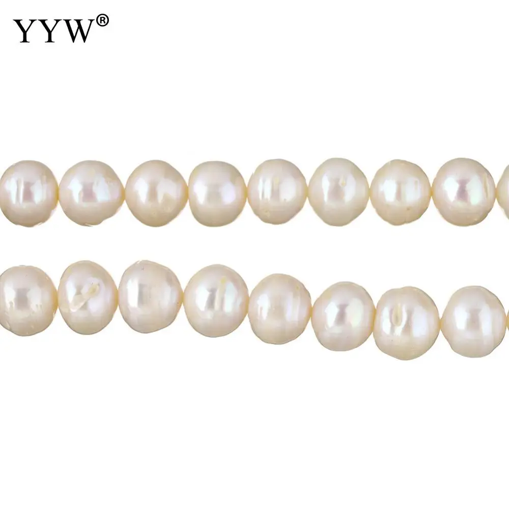 Cultured Potato Freshwater Pearl Beads Natural White 12-15mm Approx 0.8mm Sold Per Approx 15 Inch Strand