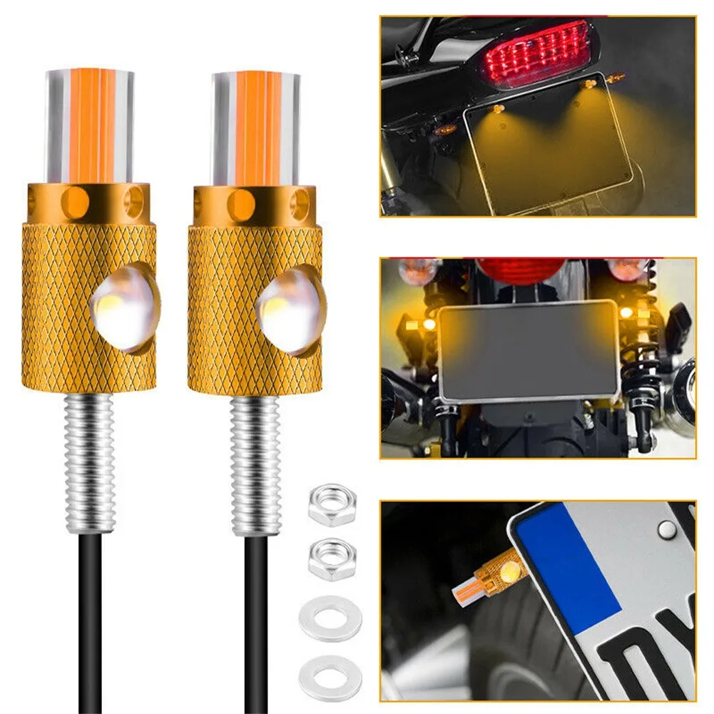 Motorcycle LED License Plate Bolt Lights Brake Lamps Turn Signal Lights Bulbs 12V M6 Yellow LED Lamps Universal Motorcycle Parts
Motorcycle LED License Plate Bolt Lights Brake Lamps Turn Signal Lights Bulbs 12V M6 Yellow LED Lamps Universal Motorcycle Parts