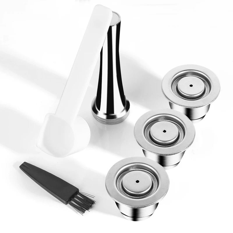 Многоразовый фильтр из нержавеющей стали для кофемашины Nespresso, для Essenza Mini и Citi
Многоразовый фильтр из нержавеющей стали для кофемашины Nespresso, для Essenza Mini и Citi