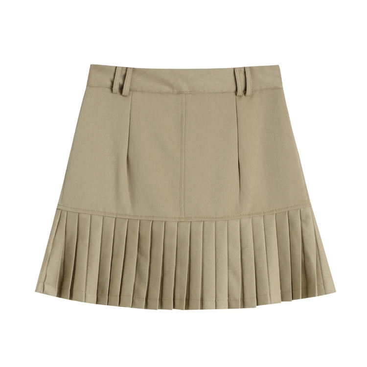 High Street Apricot Retro Women Pleated Skirt Summer Fashion Uniform High Waist Mini Skirts Female Y2k Spice Girls Short Skirt
High Street Apricot Retro Women Pleated Skirt Summer Fashion Uniform High Waist Mini Skirts Female Y2k Spice Girls Short Skirt