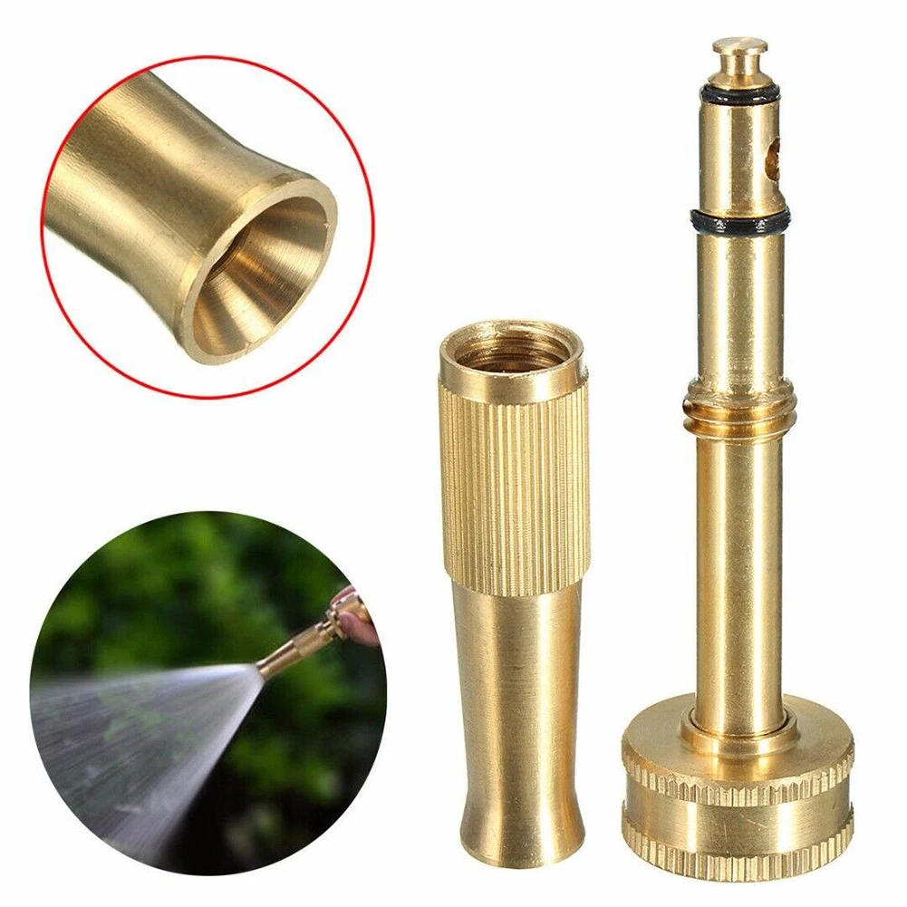 3/4 inch Garden Irrigation Spray Gun Adjustable Brass Sprinkler Garden Hose Sprinkler System Car Wash lawn Watering Water Gun
3/4 inch Garden Irrigation Spray Gun Adjustable Brass Sprinkler Garden Hose Sprinkler System Car Wash lawn Watering Water Gun